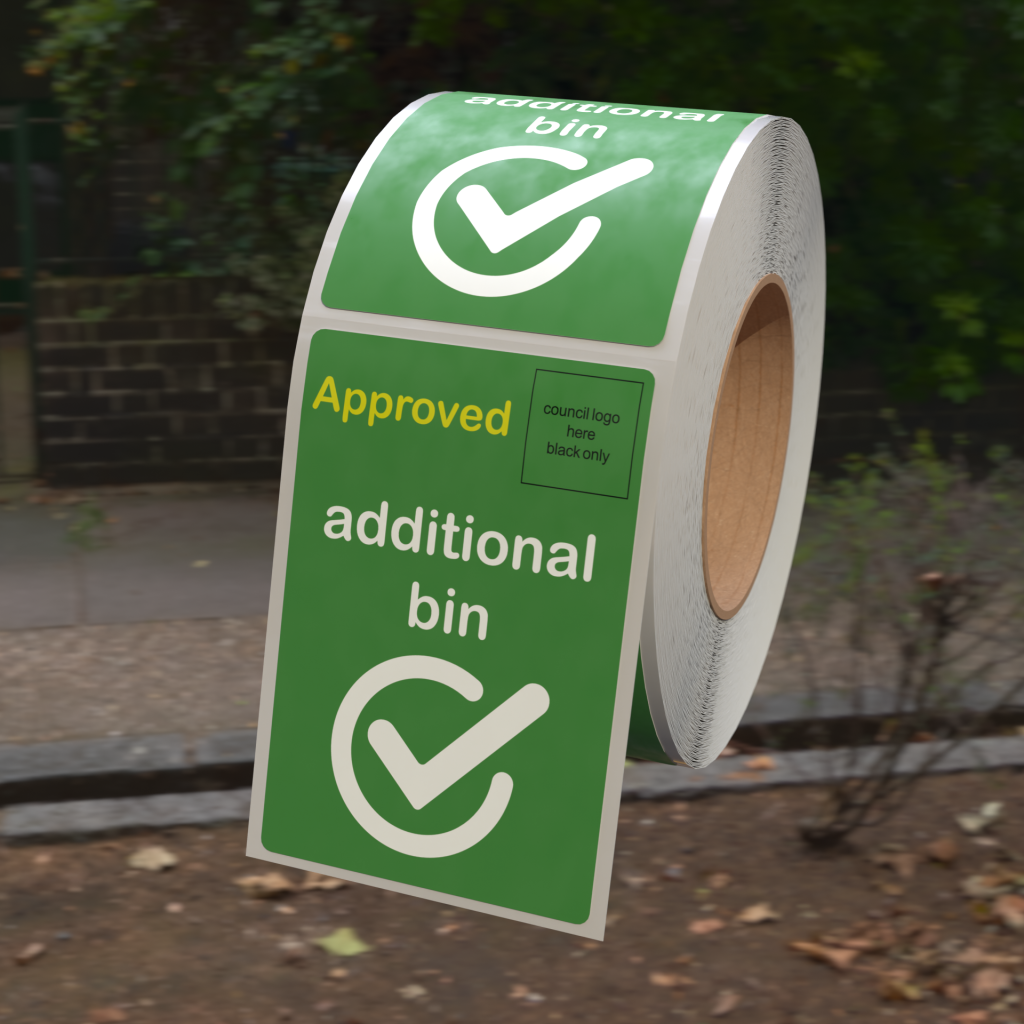 Approved Additional Bin Sticker