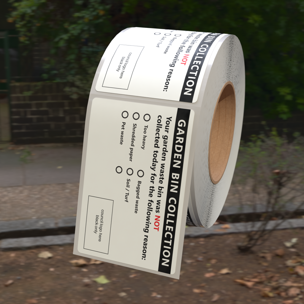 Garden Waste Not Collected Sticker