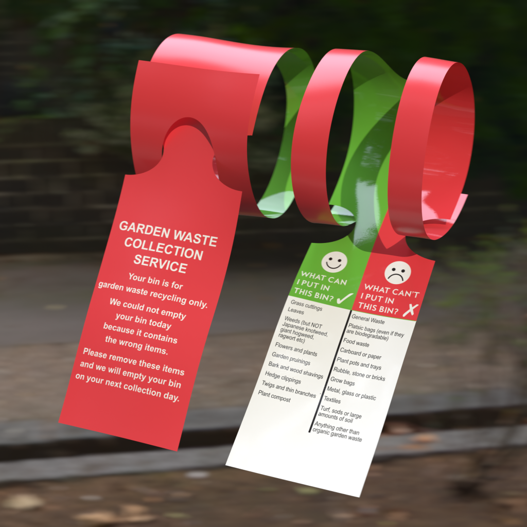 Garden Waste Not Collected Tag