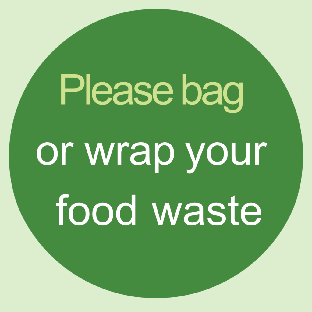 Bag or Wrap Food Waste Sticker