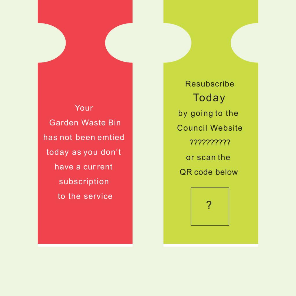 Resubscription Reminder Bin Tag